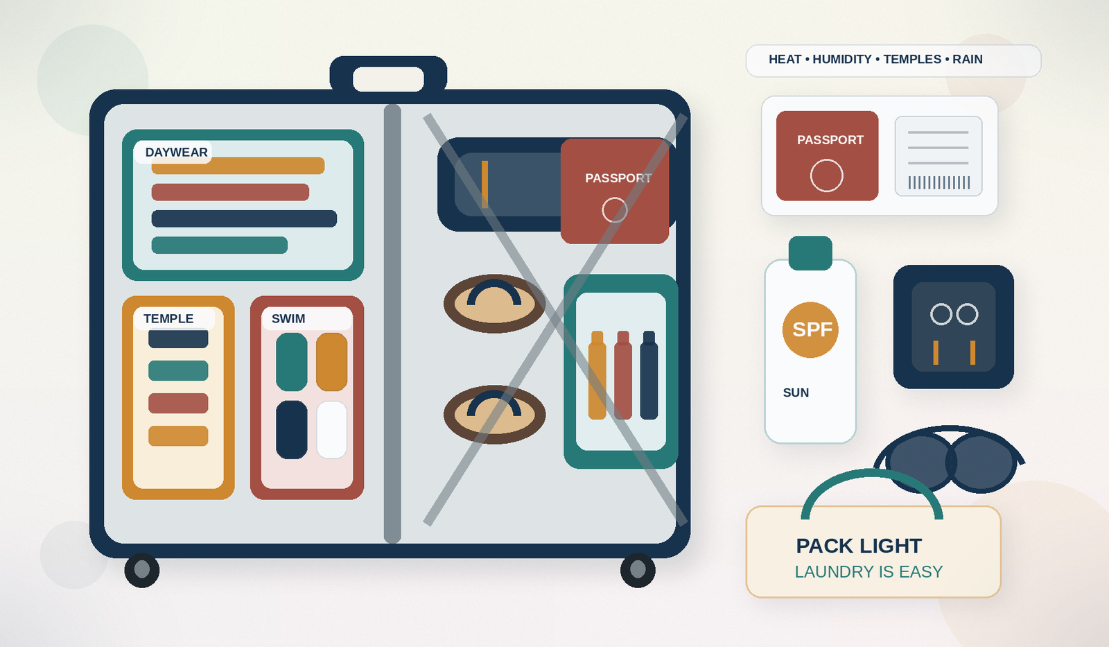 Thailand Packing List 2026: What to Pack for Temples, Islands and Rain